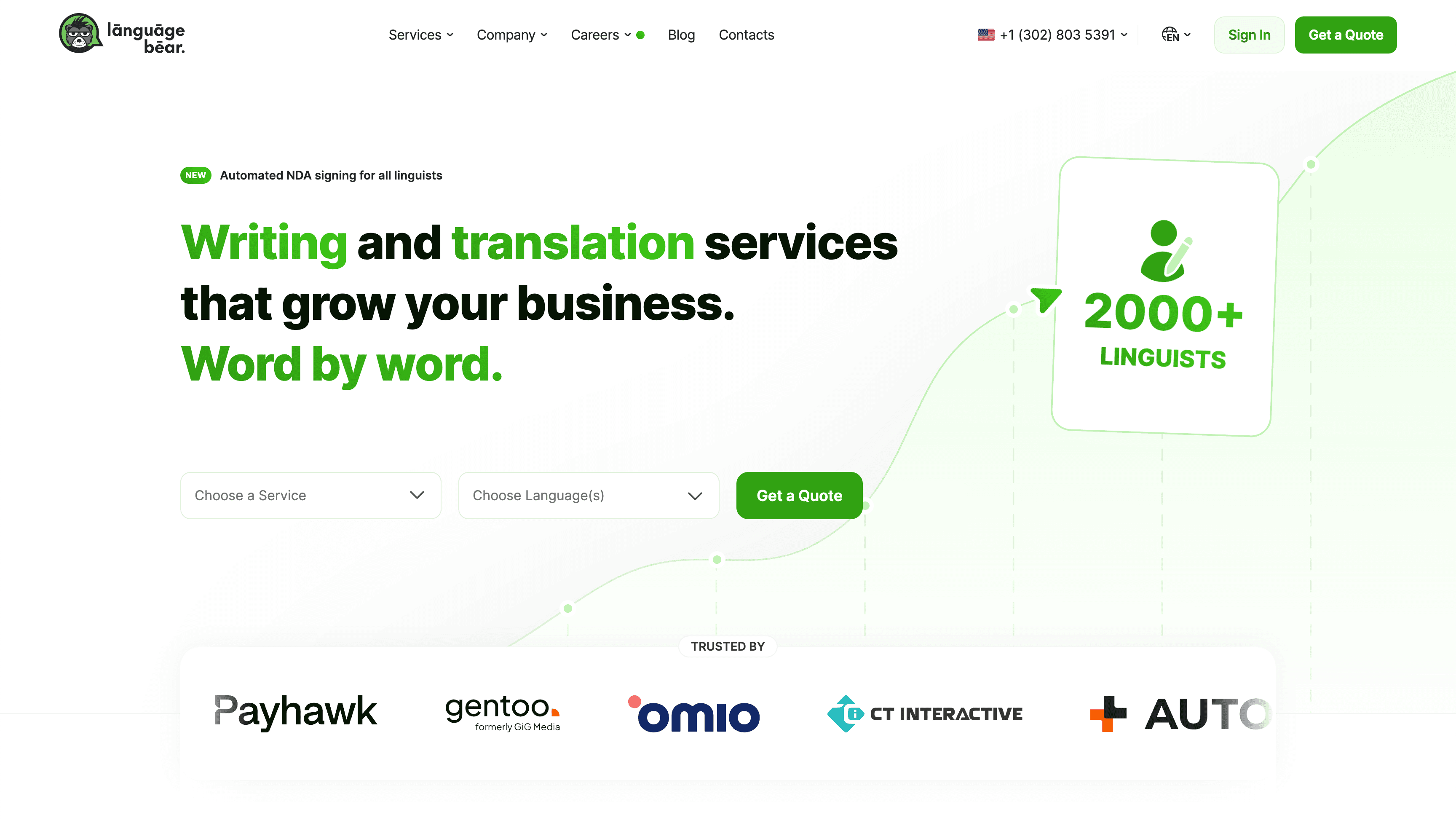 Language Bear Design