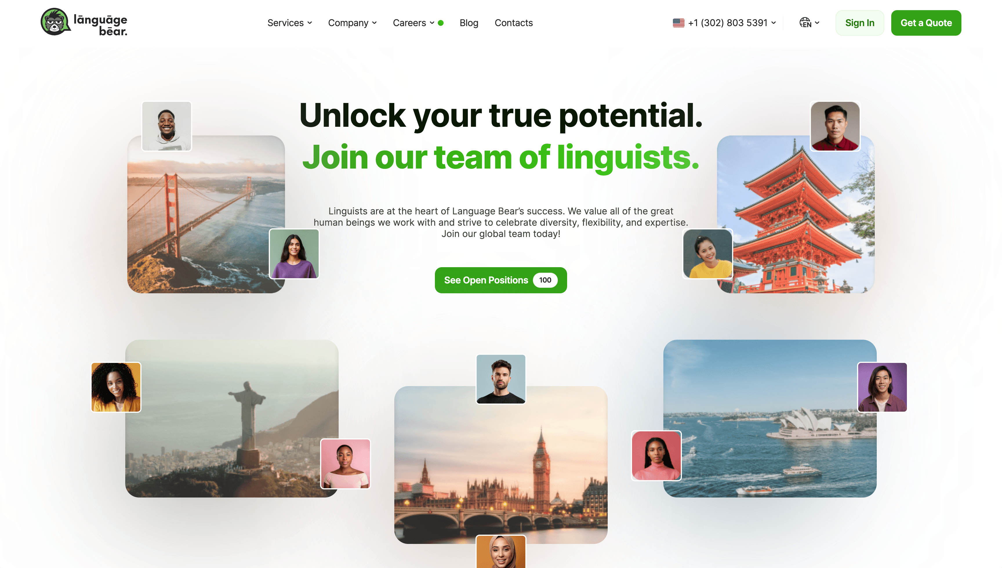 Language Bear Design